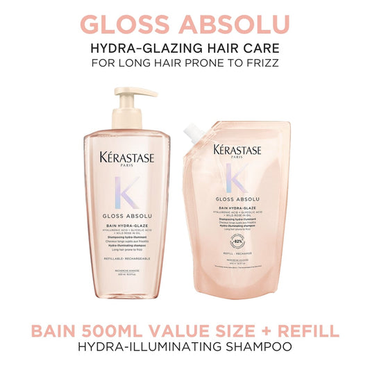Kérastase Gloss Absolu Hydra-Illuminating Shampoo Refill Duo 500ml